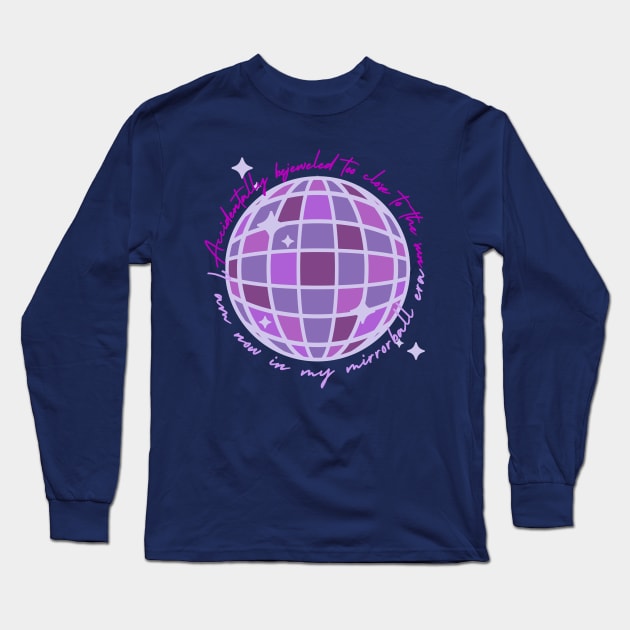 Accidentally bejeweled too close to the sun, I am now in my mirrorball era Long Sleeve T-Shirt by misswoodhouse
